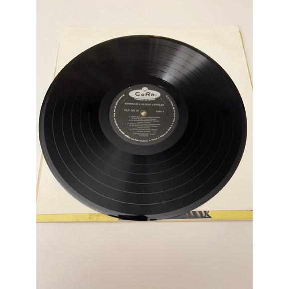 Evocacion Un Homenaje A Alvaro Carrillo Canta Carlos Madrigal LP Coro Discos VG - Picture 4 of 7